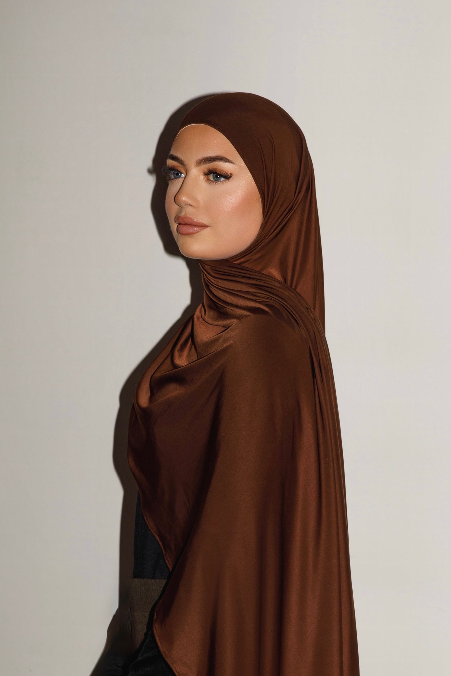 Liquid Jersey Chocolate Brown