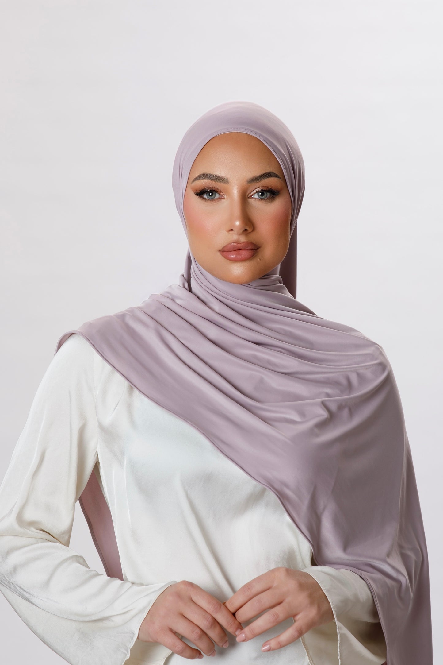 Liquid Jersey Lavender Taupe