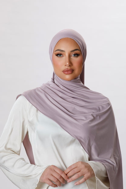 Liquid Jersey Lavender Taupe