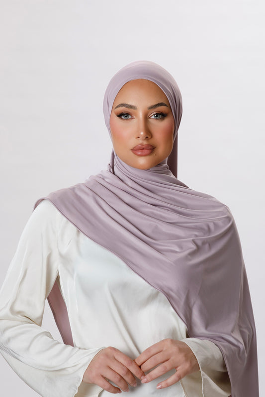 Liquid Jersey Lavender Taupe
