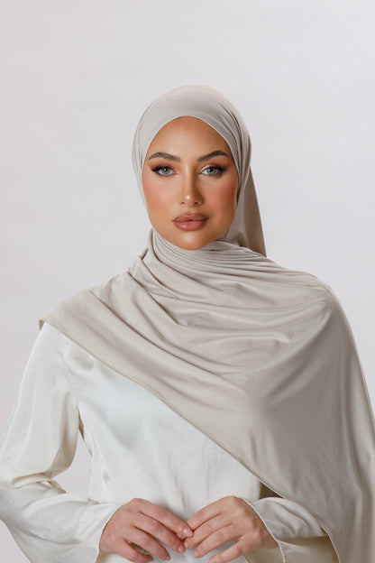 Liquid Jersey Beige Sand