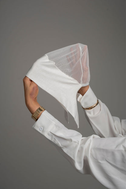 Bonnet Sous-Hijab Blanc