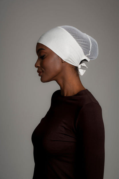 Bonnet Sous-Hijab Blanc