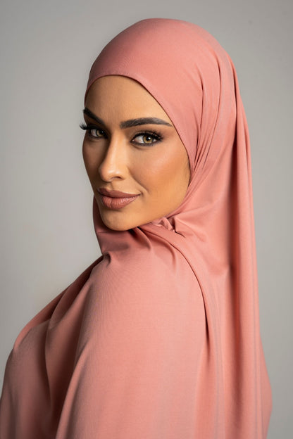 Soft jersey Sunset rose